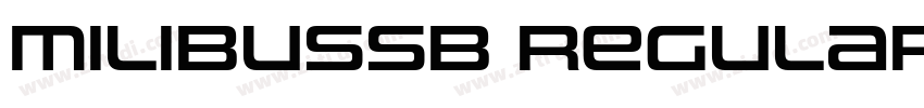 MilibusSb Regular字体转换